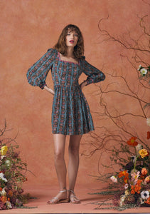 Anna Dress Serpent Ocean
