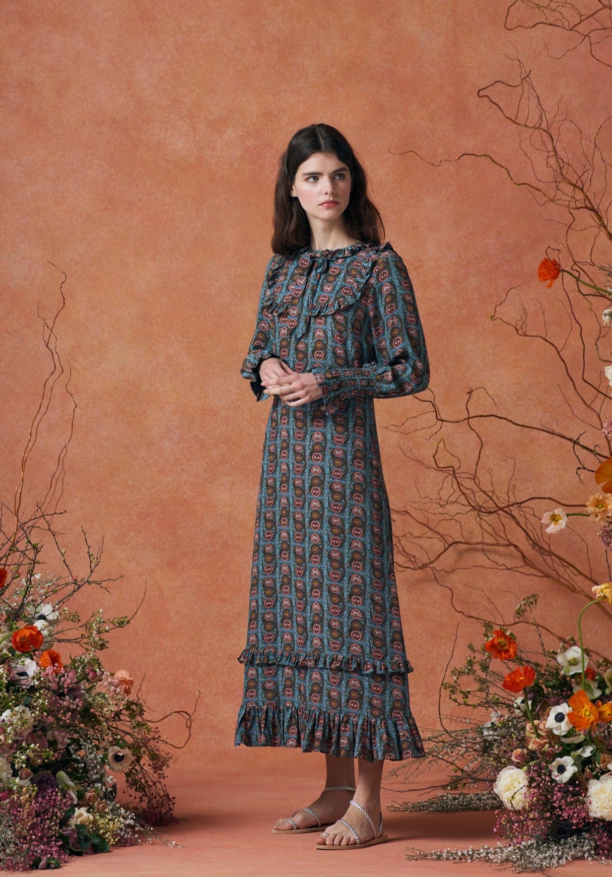Daphne Dress Serpent Ocean