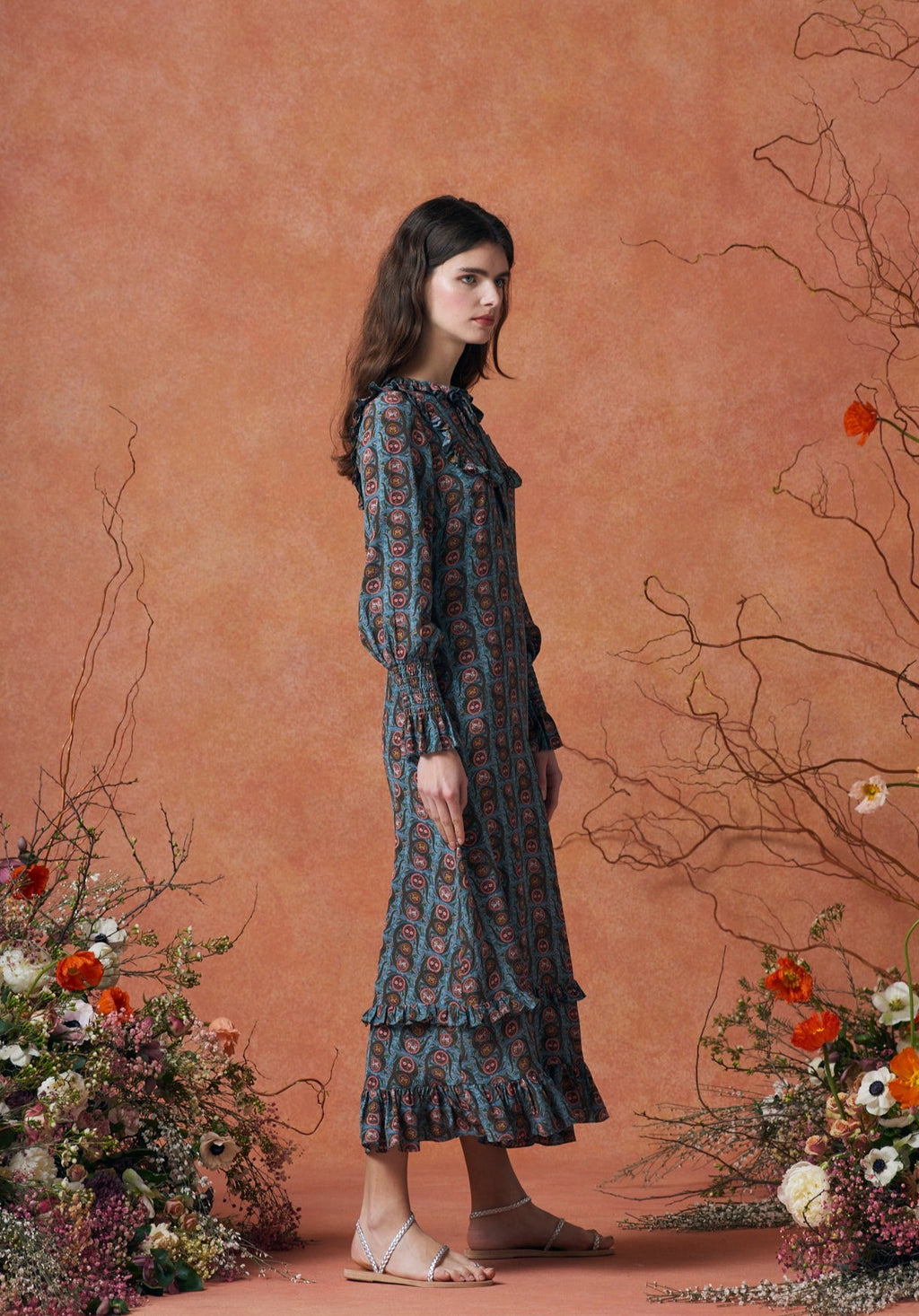 Daphne Dress Serpent Ocean