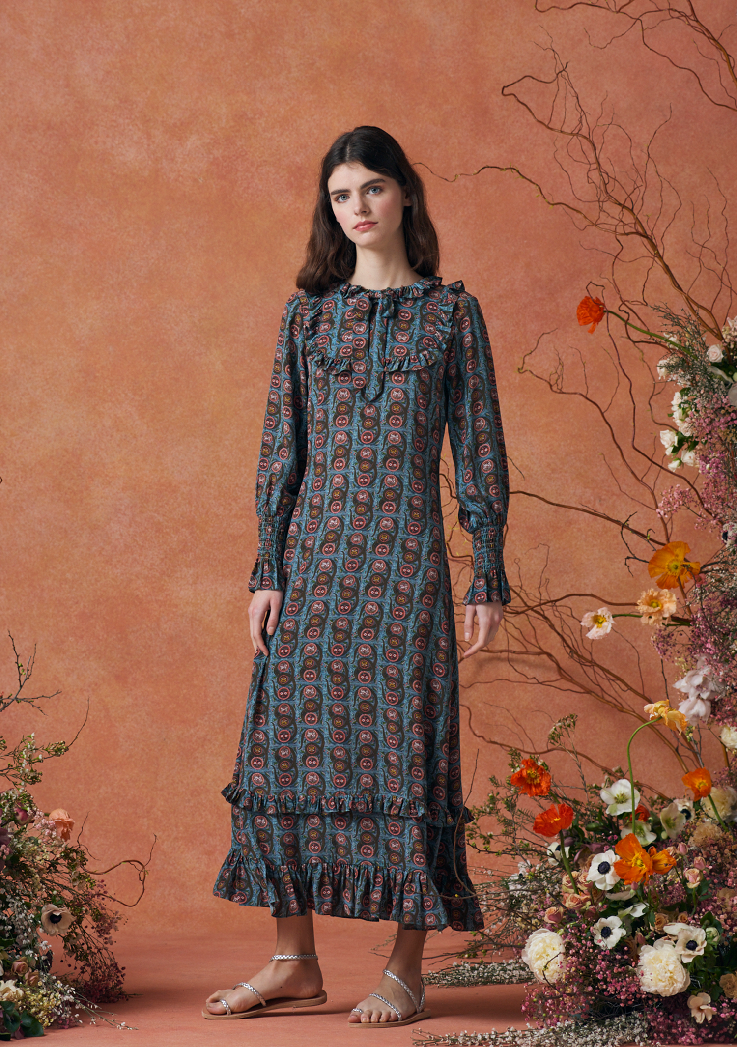 Daphne Dress Serpent Ocean