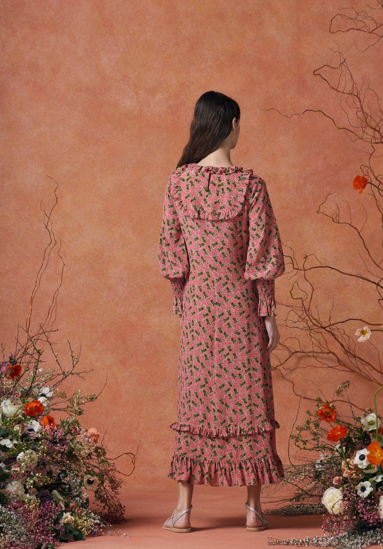 Daphne Dress Frog Blossom