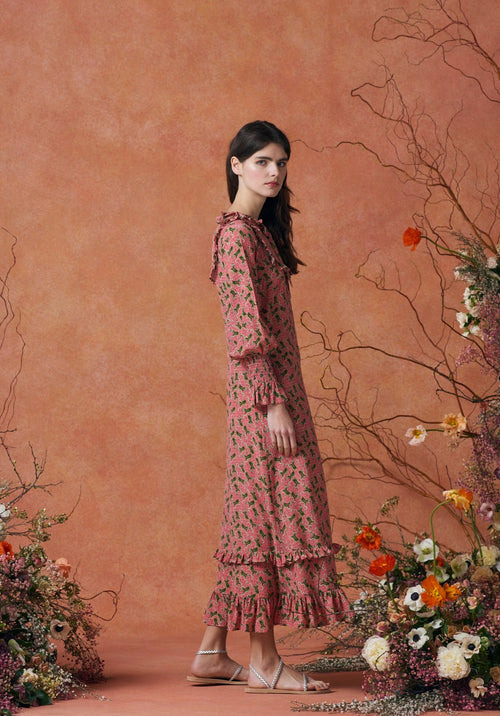 Daphne Dress Frog Blossom