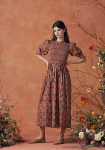 Julia Dress Serpent Pink Sunset