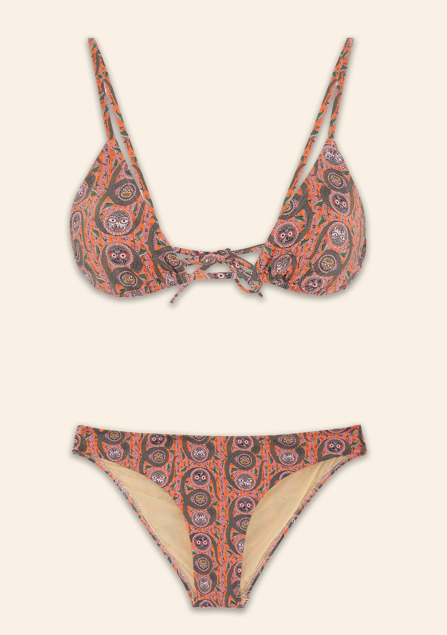 Haya Bikini Serpent Pink Sunset