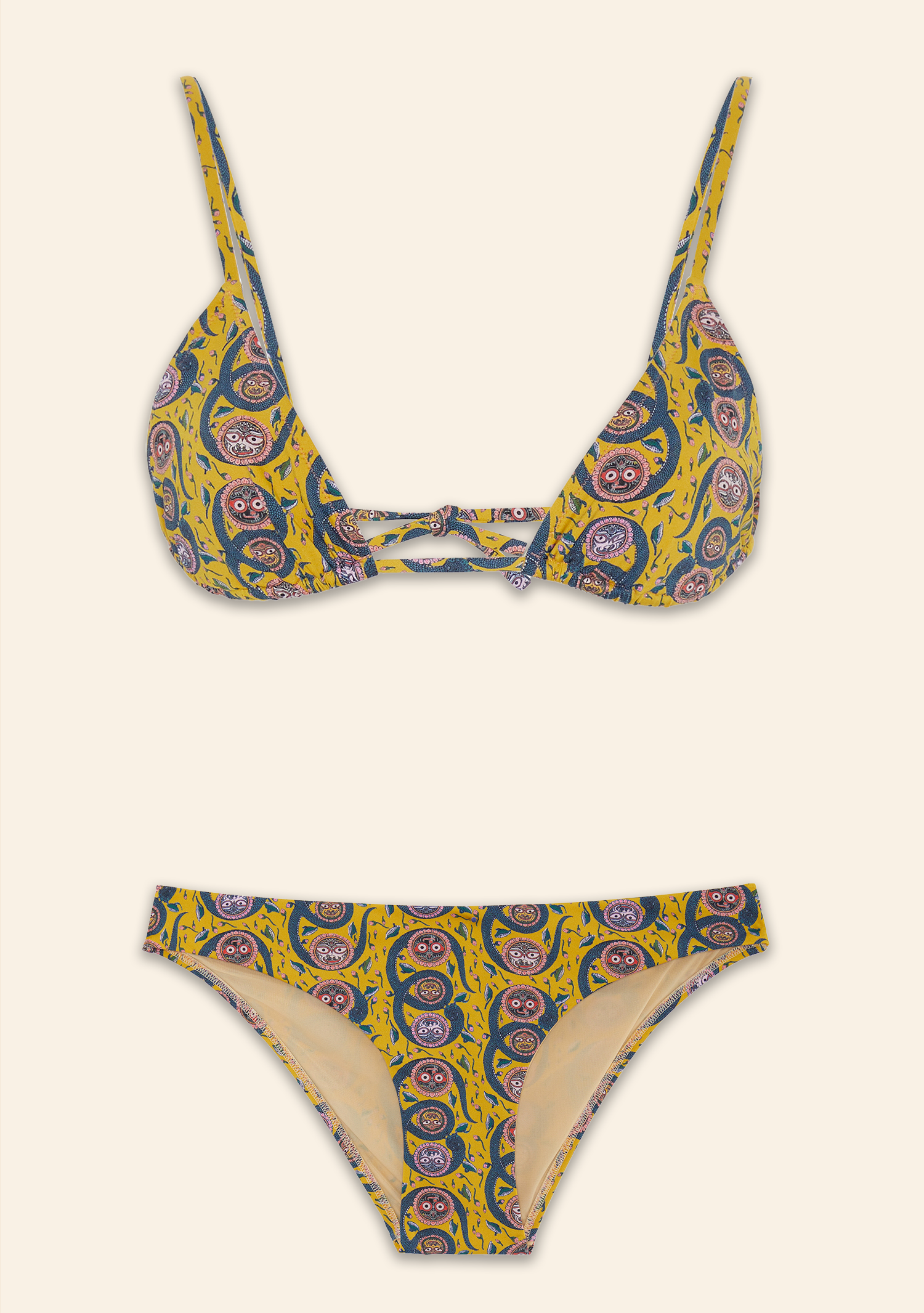 Haya Bikini Serpent Yellow