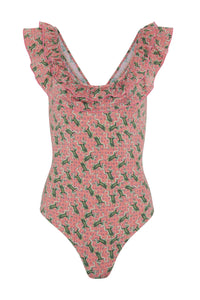 Peony Swimsuit Frog Blossom