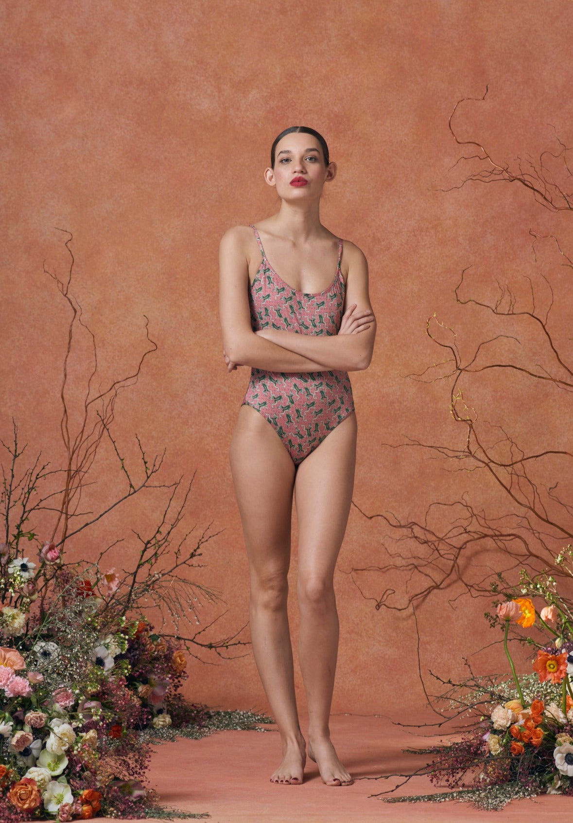 Salma Swimsuit Frog Blossom
