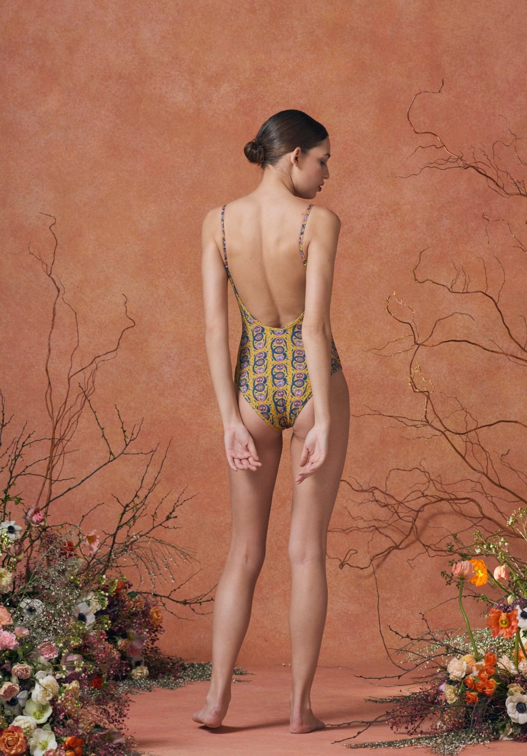 Salma Swimsuit Serpent Yellow