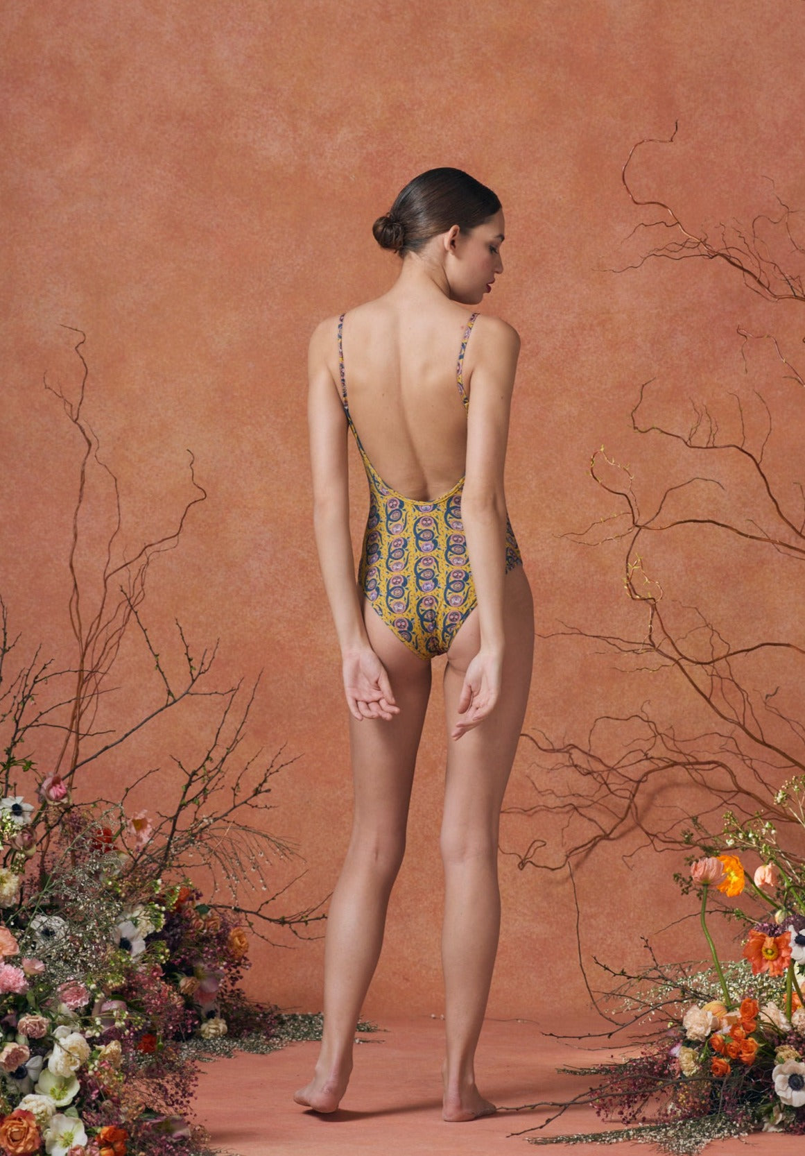 Salma Swimsuit Serpent Yellow