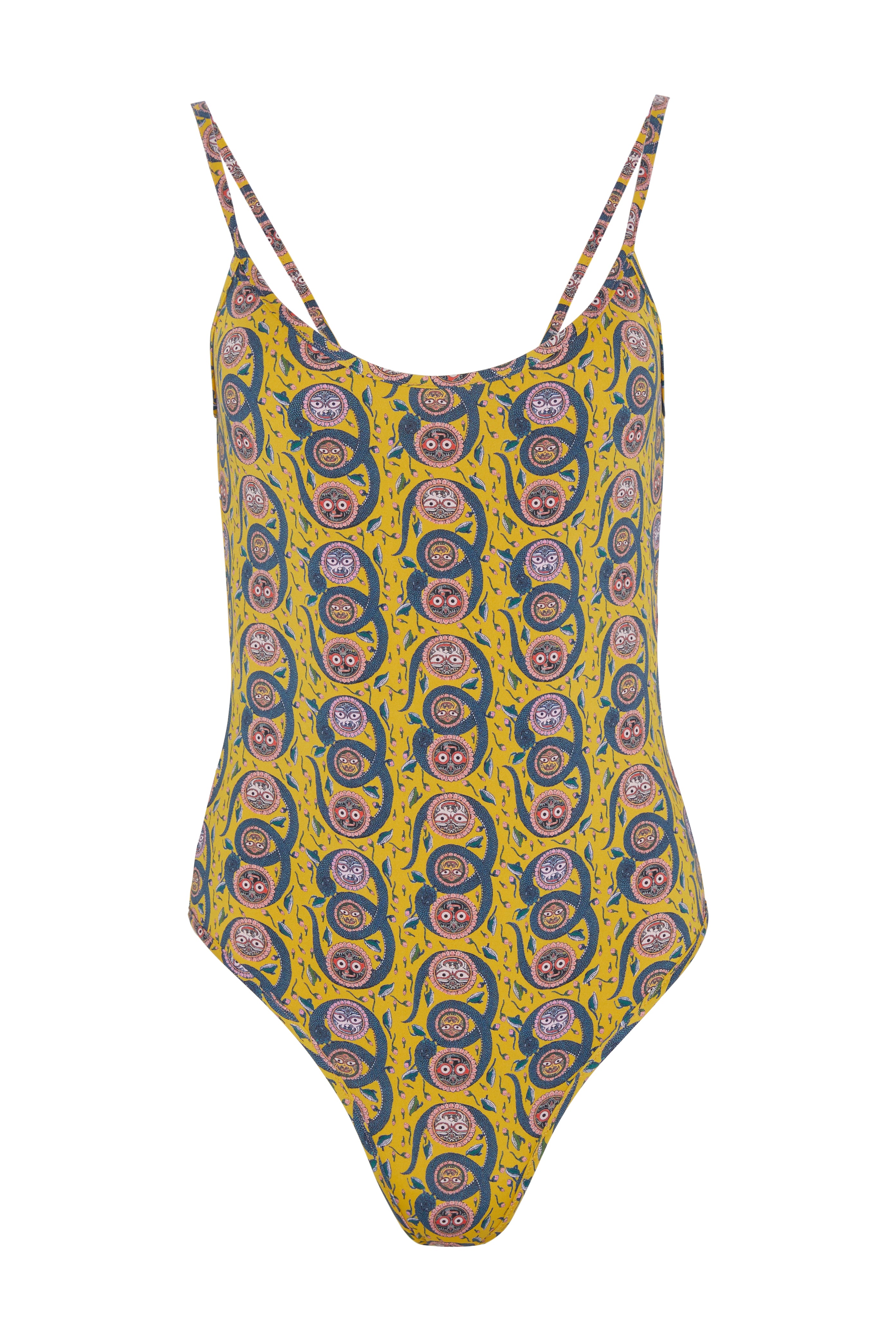 Salma Swimsuit Serpent Yellow