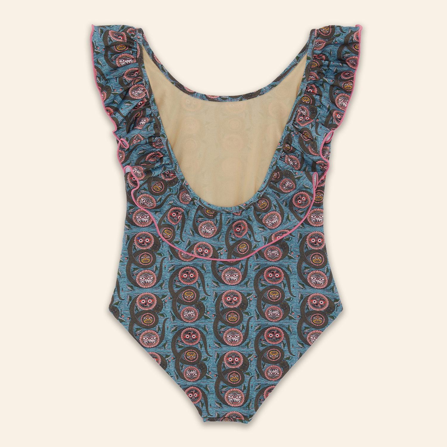 Kids Peony Swimsuit Serpent Ocean