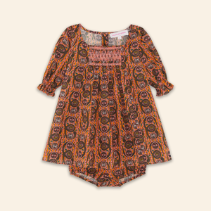 Kids Julieta Dress Serpent Pink Sunset