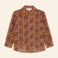 Kids Frankie Shirt Serpent Pink Sunset