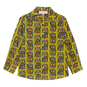 Kids Frankie Shirt Serpent Yellow