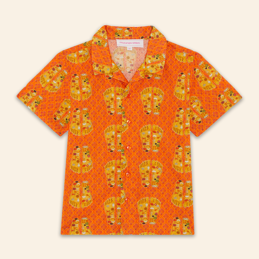 Kids Aryo Shirt Lotus Feet Coral
