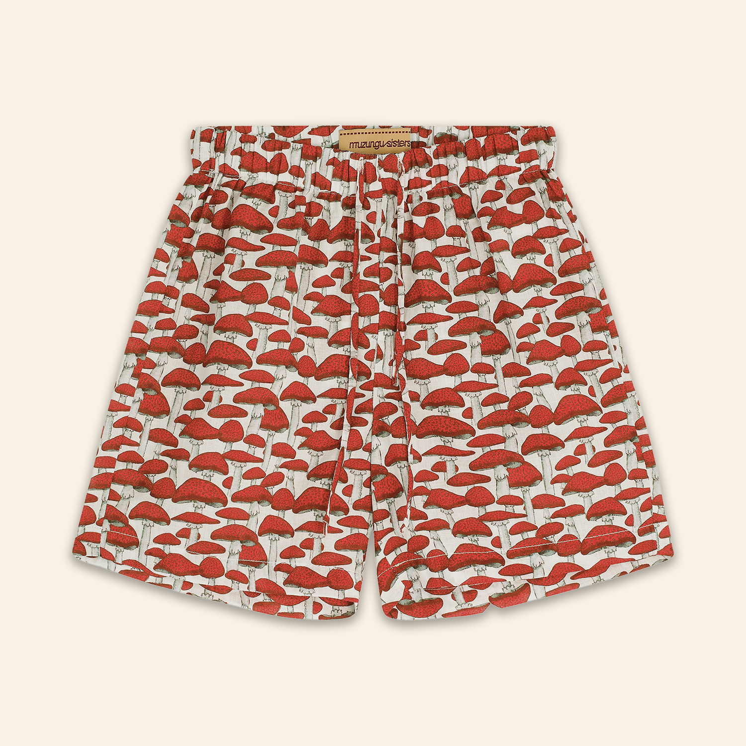 Kids Otto Shorts Red Mushroom