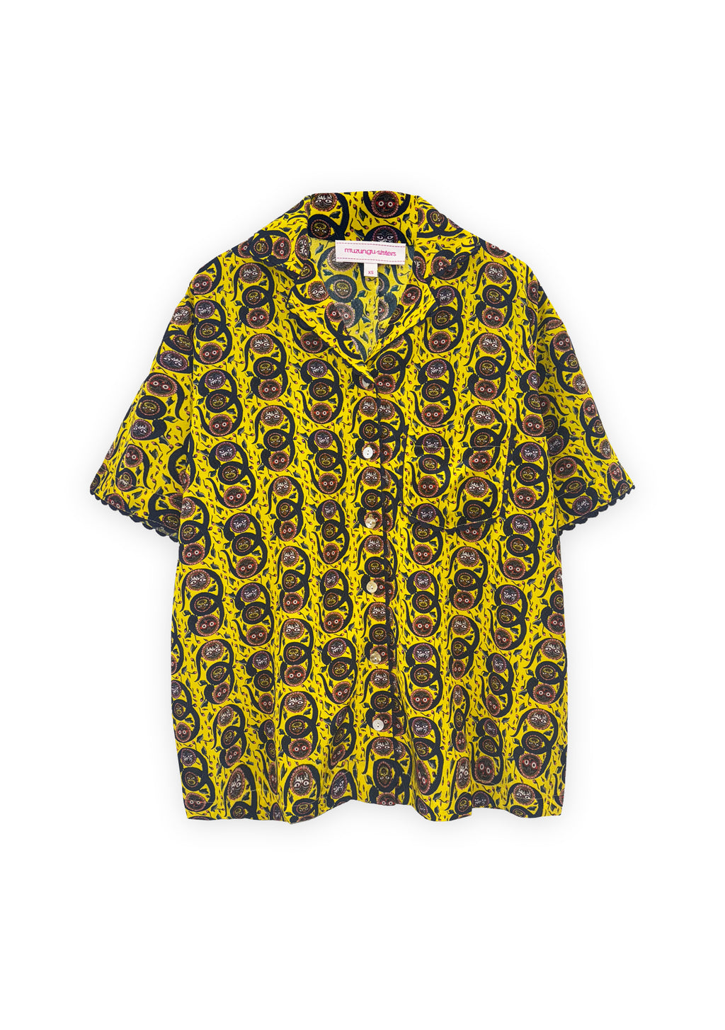 Rea Shirt Serpent Yellow