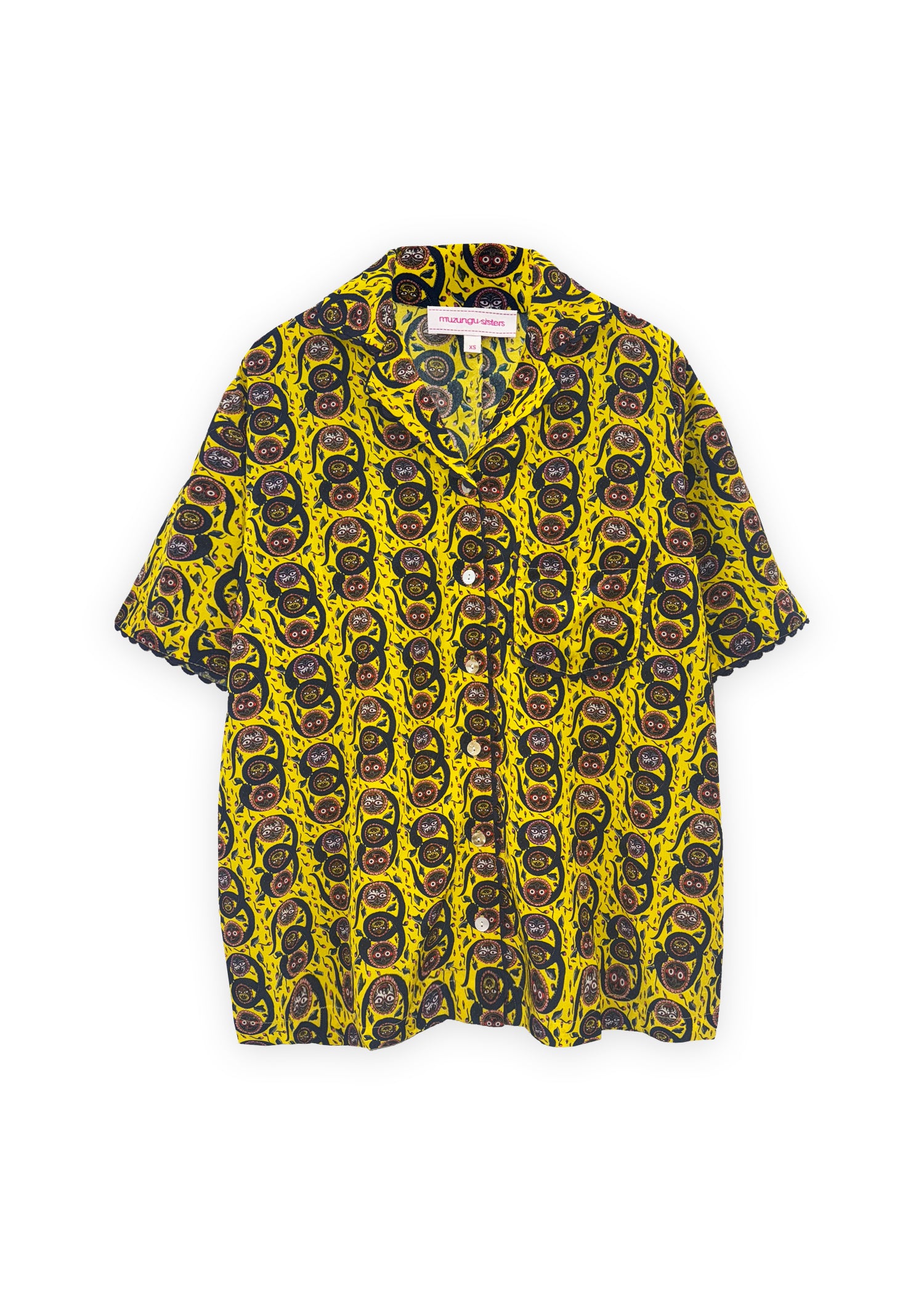 Rea Shirt Serpent Yellow