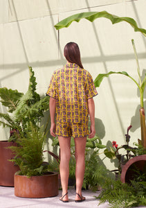 Rika Shorts Serpent Yellow