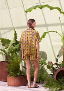 Rea Shirt Serpent Yellow