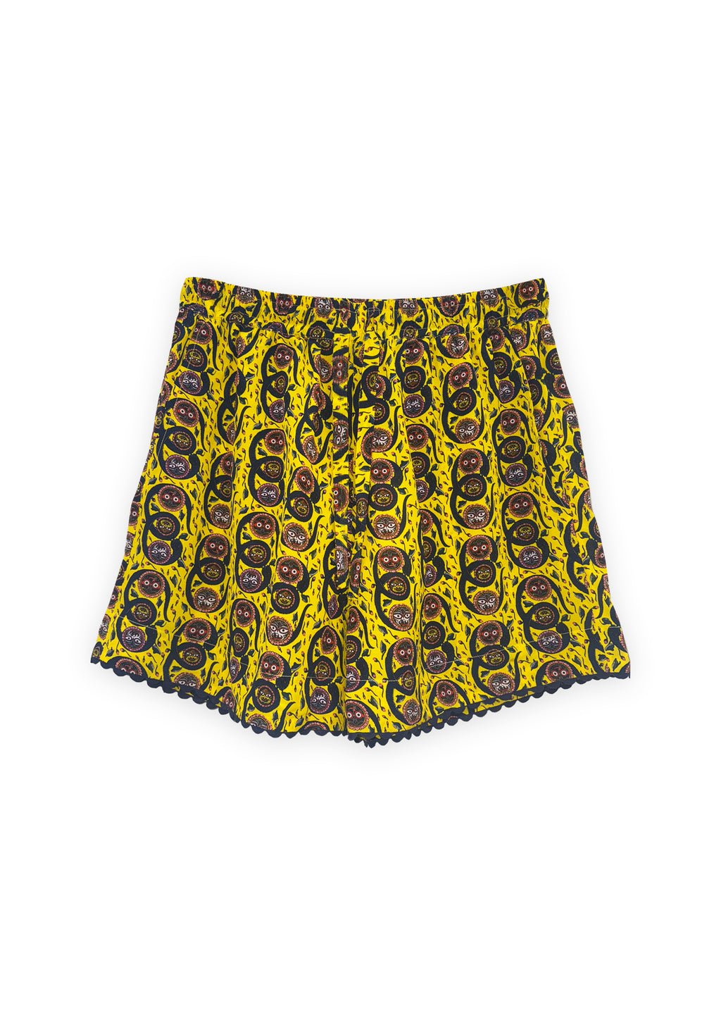 Rika Shorts Serpent Yellow