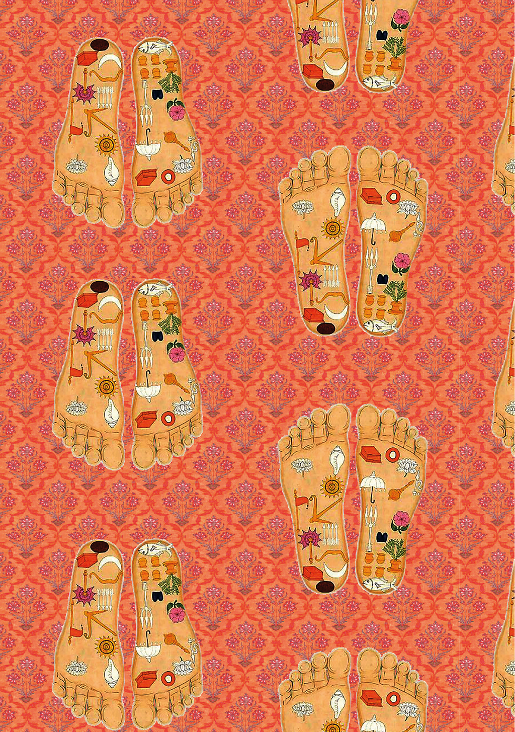 Fern Shirt Lotus Feet Coral
