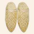 Embroidered Babouches Gold