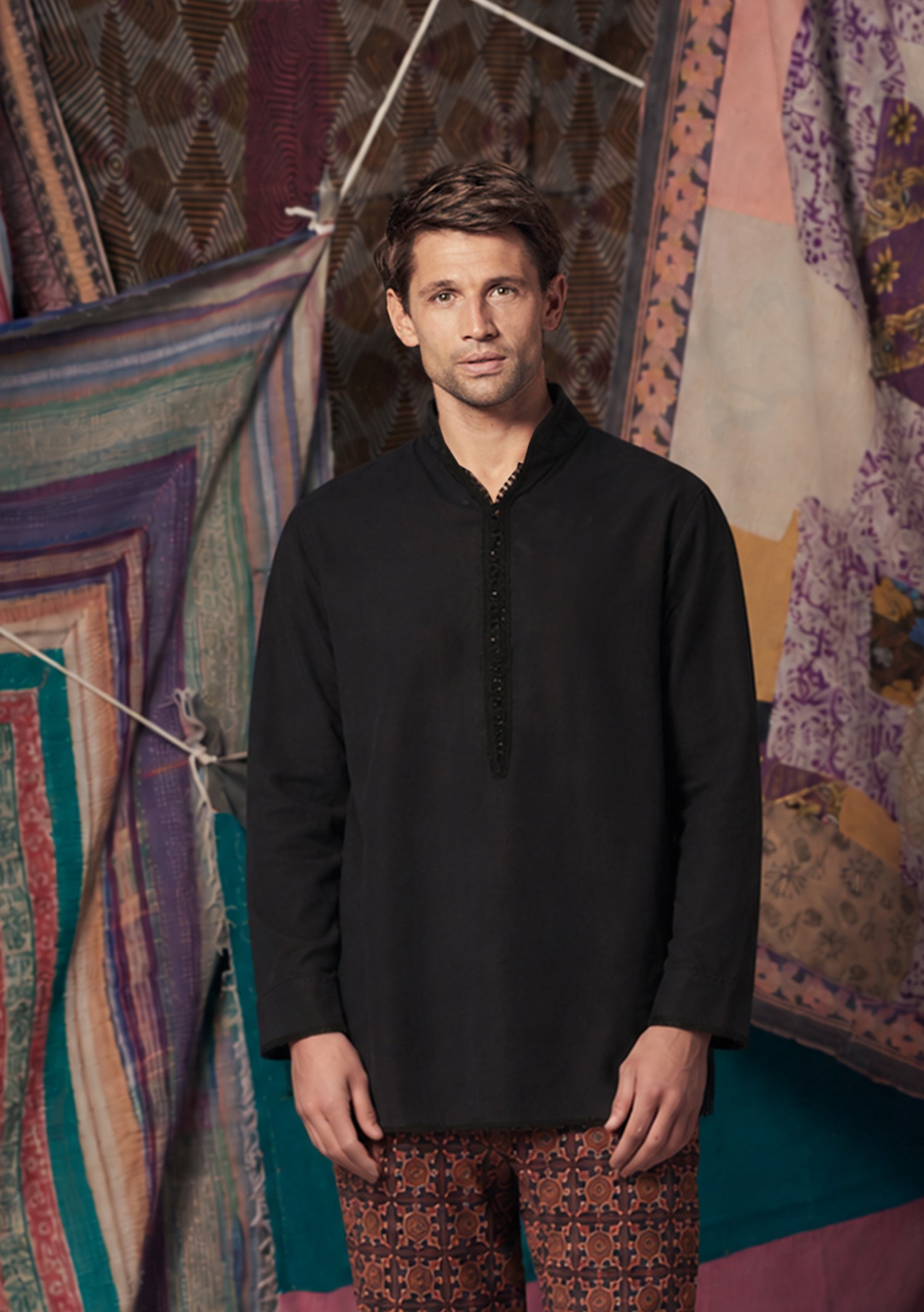 Mens Rashid Shirt Black