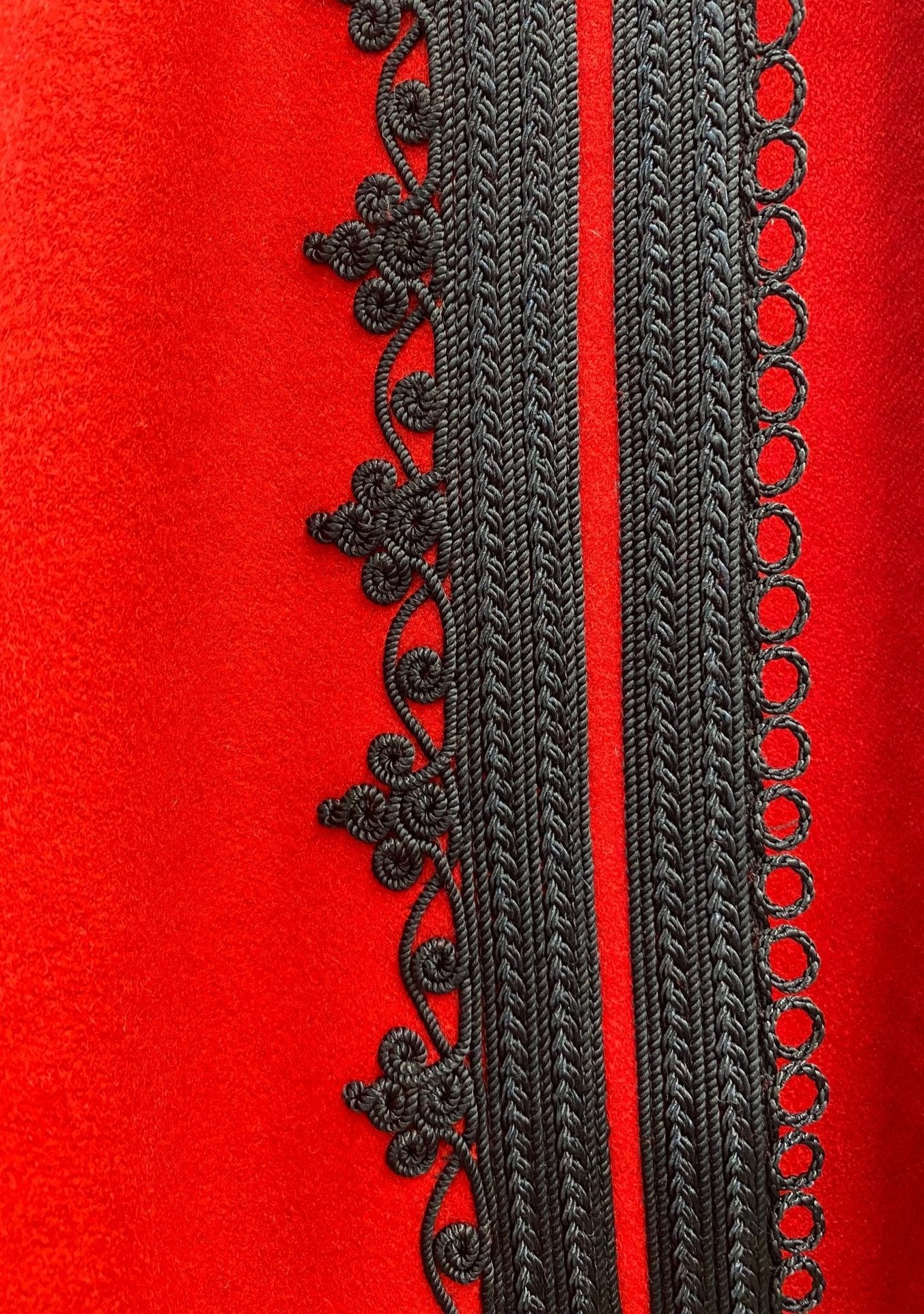 Mariam Jacket Red with Black