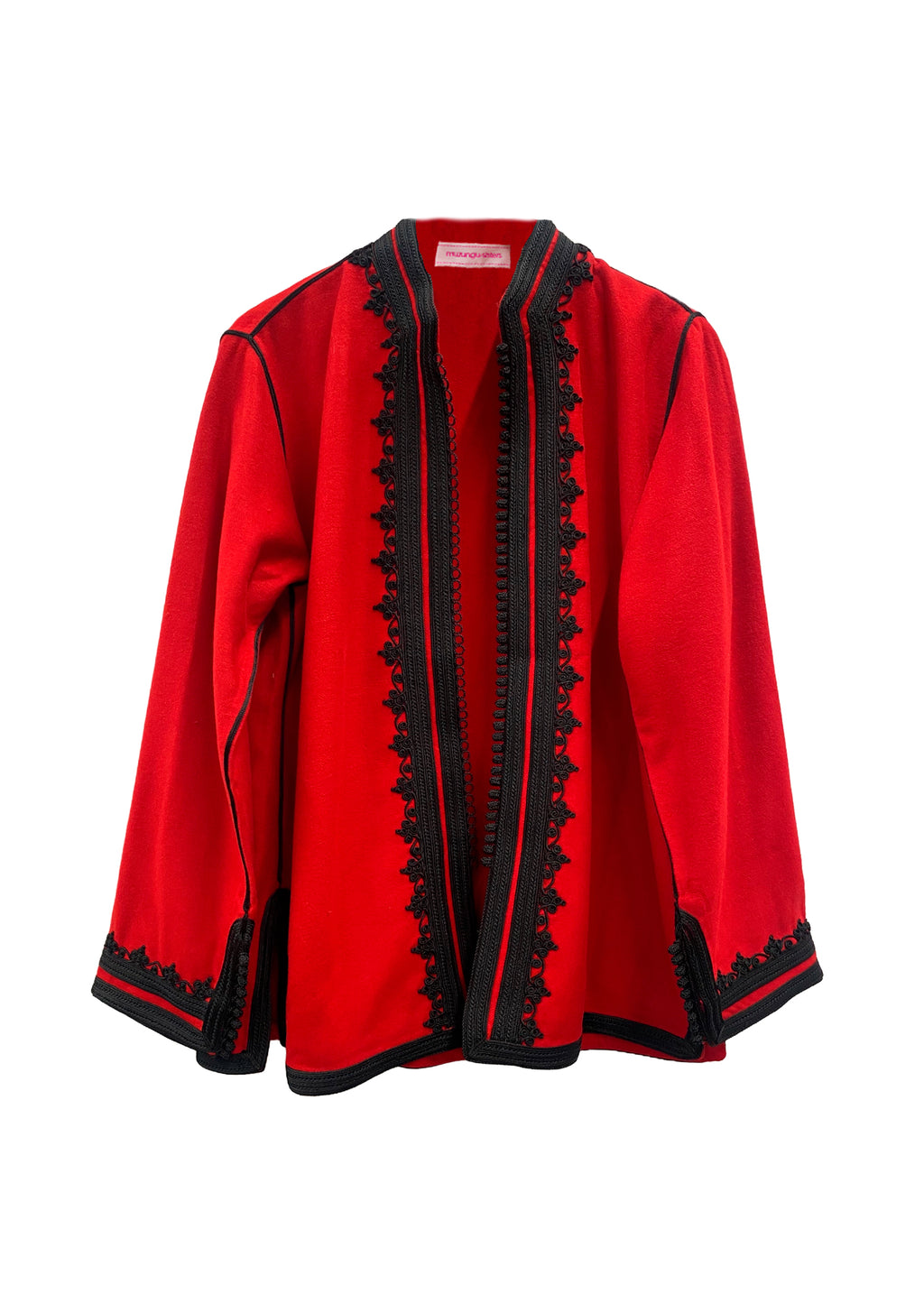 Mariam Jacket Red with Black