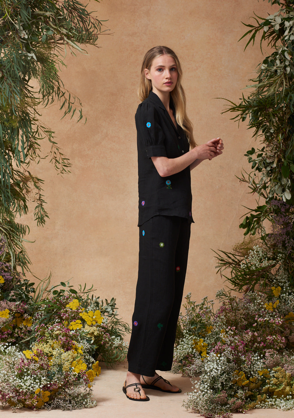 Eugenie Blouse Black