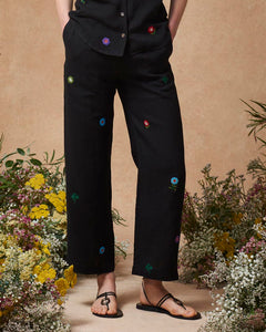 Leo Pants Linen Black