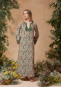 India Kaftan Four-Leaf Clover