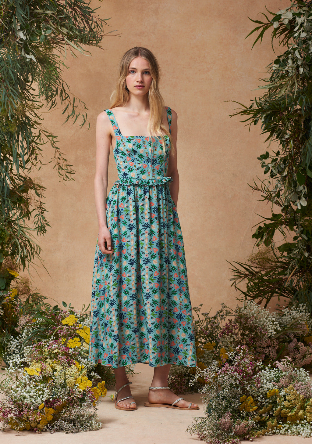 Lana Dress Kaleidoscope Charms