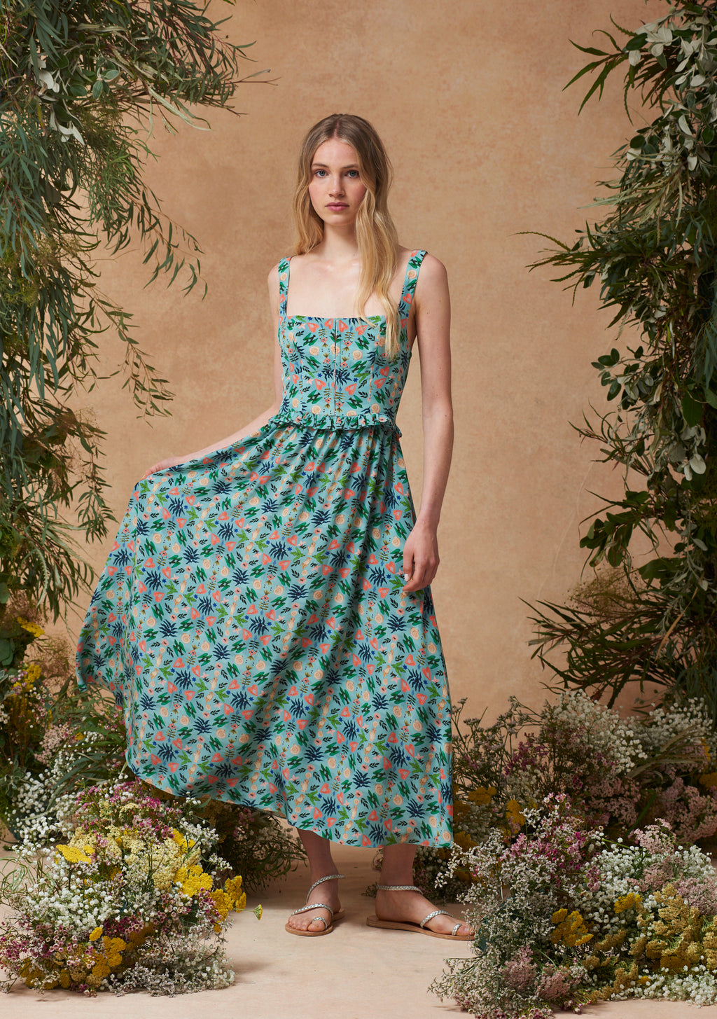 Lana Dress Kaleidoscope Charms
