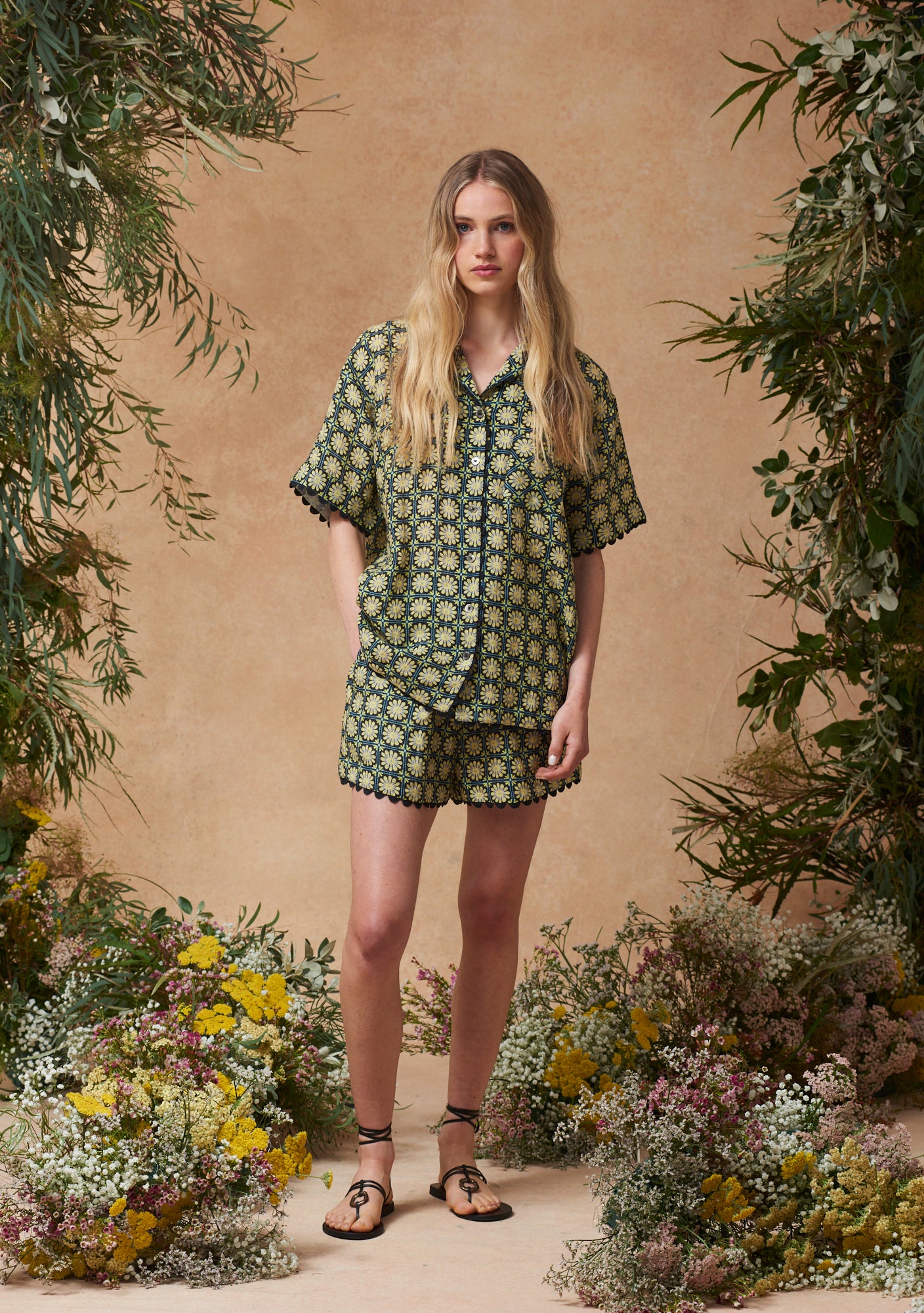 Rea Shirt Starflower Tile