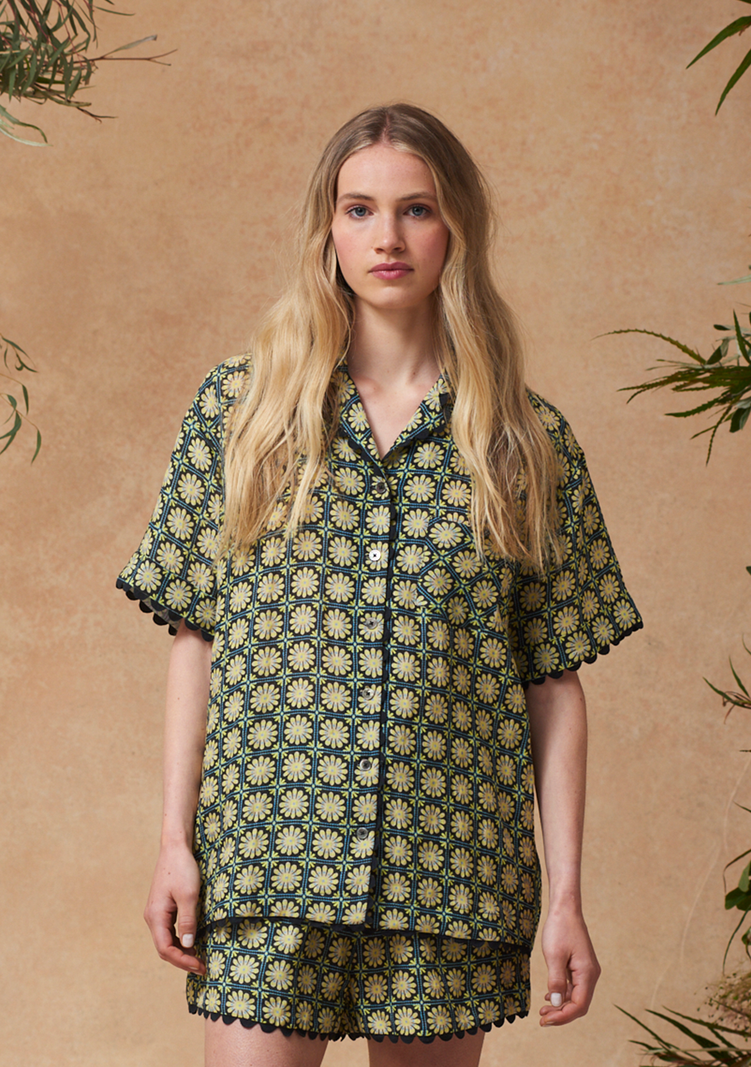 Rea Shirt Starflower Tile