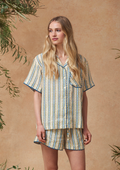 Rea Shirt Swan Stripe Buttercup