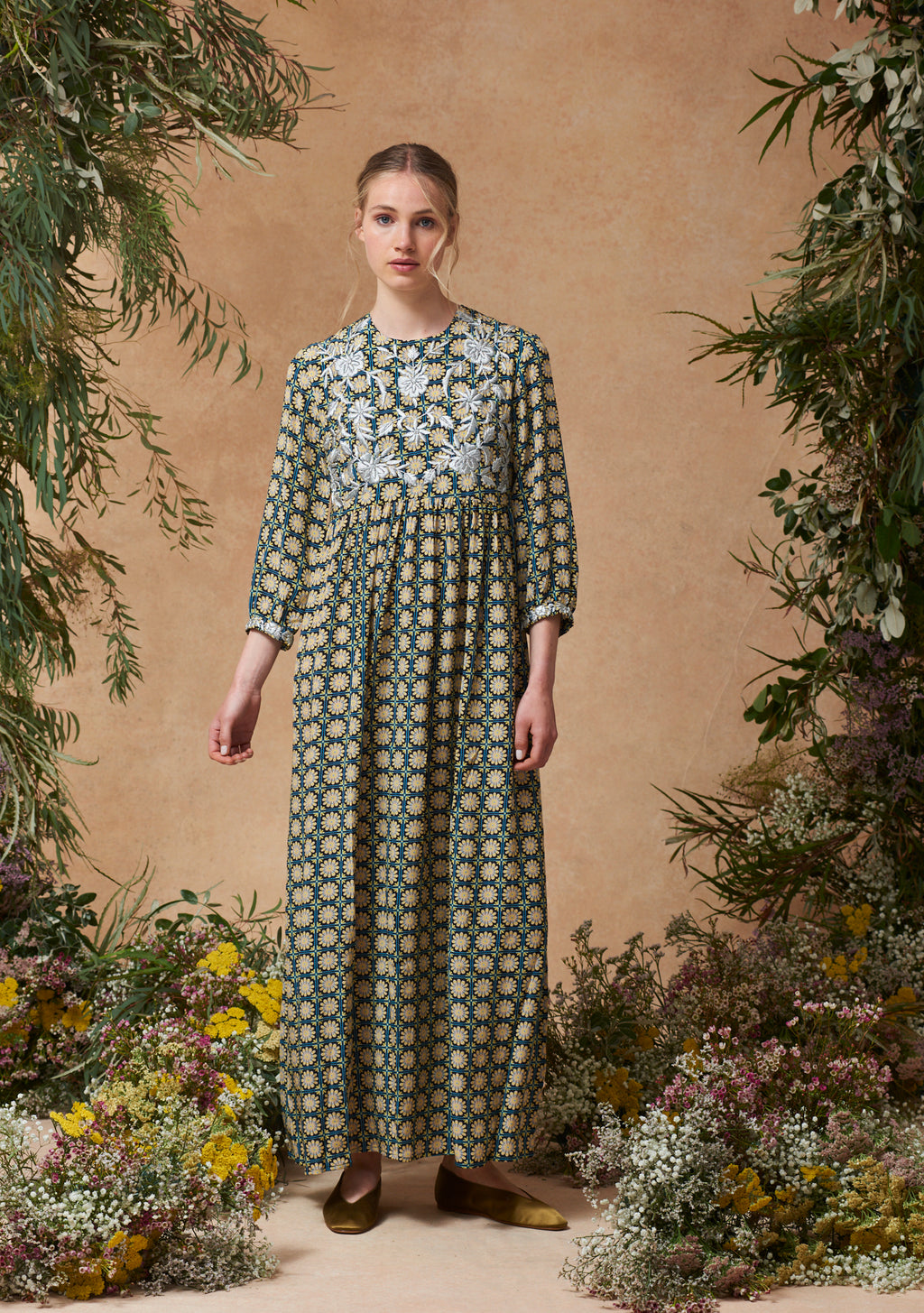 Touba Dress Starflower Tile