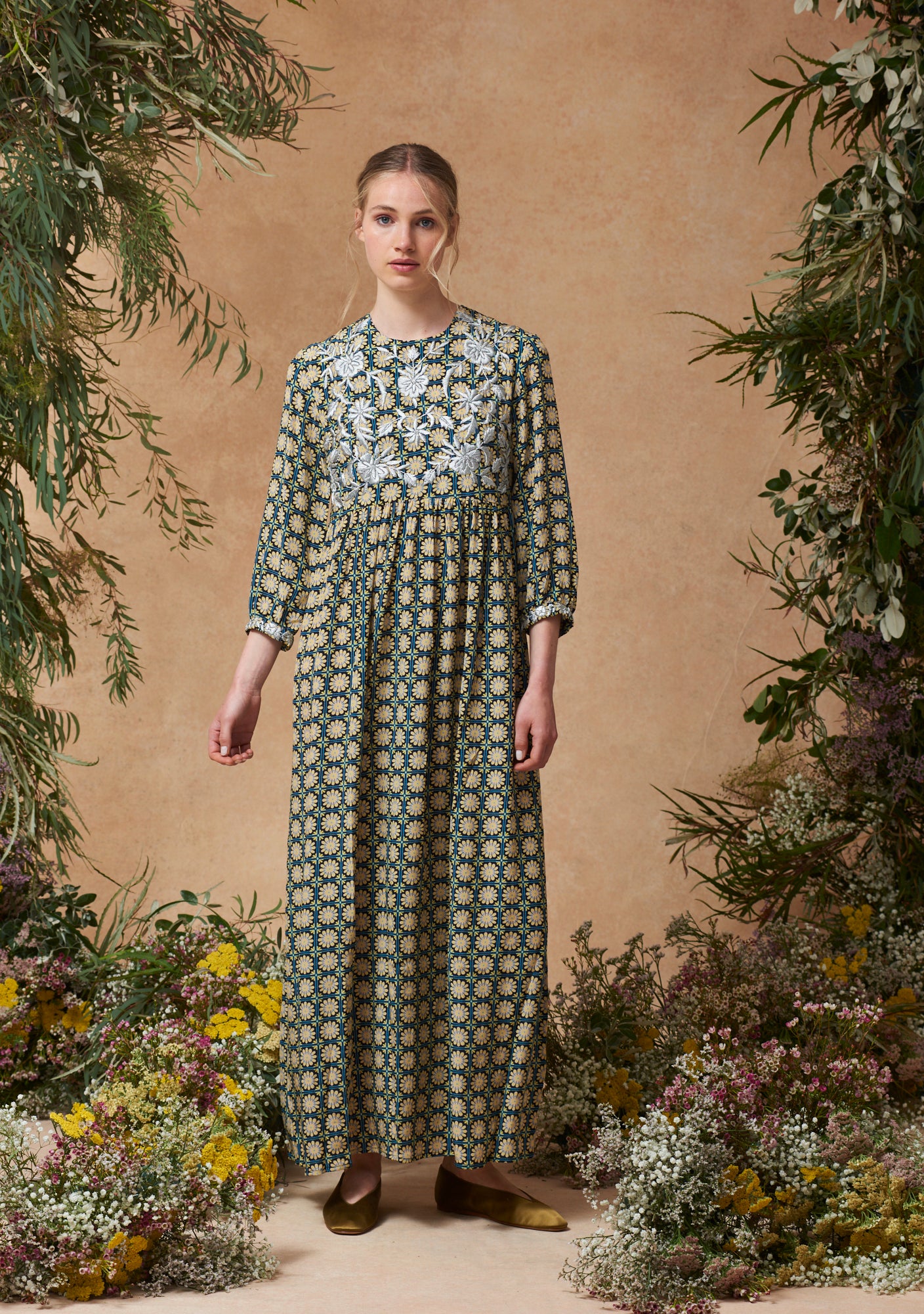 Touba Dress Starflower Tile