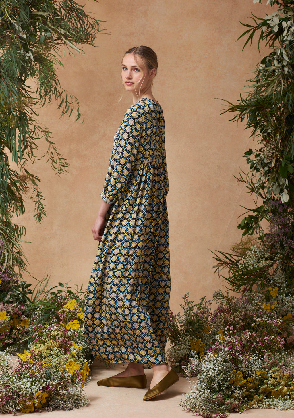 Touba Dress Starflower Tile