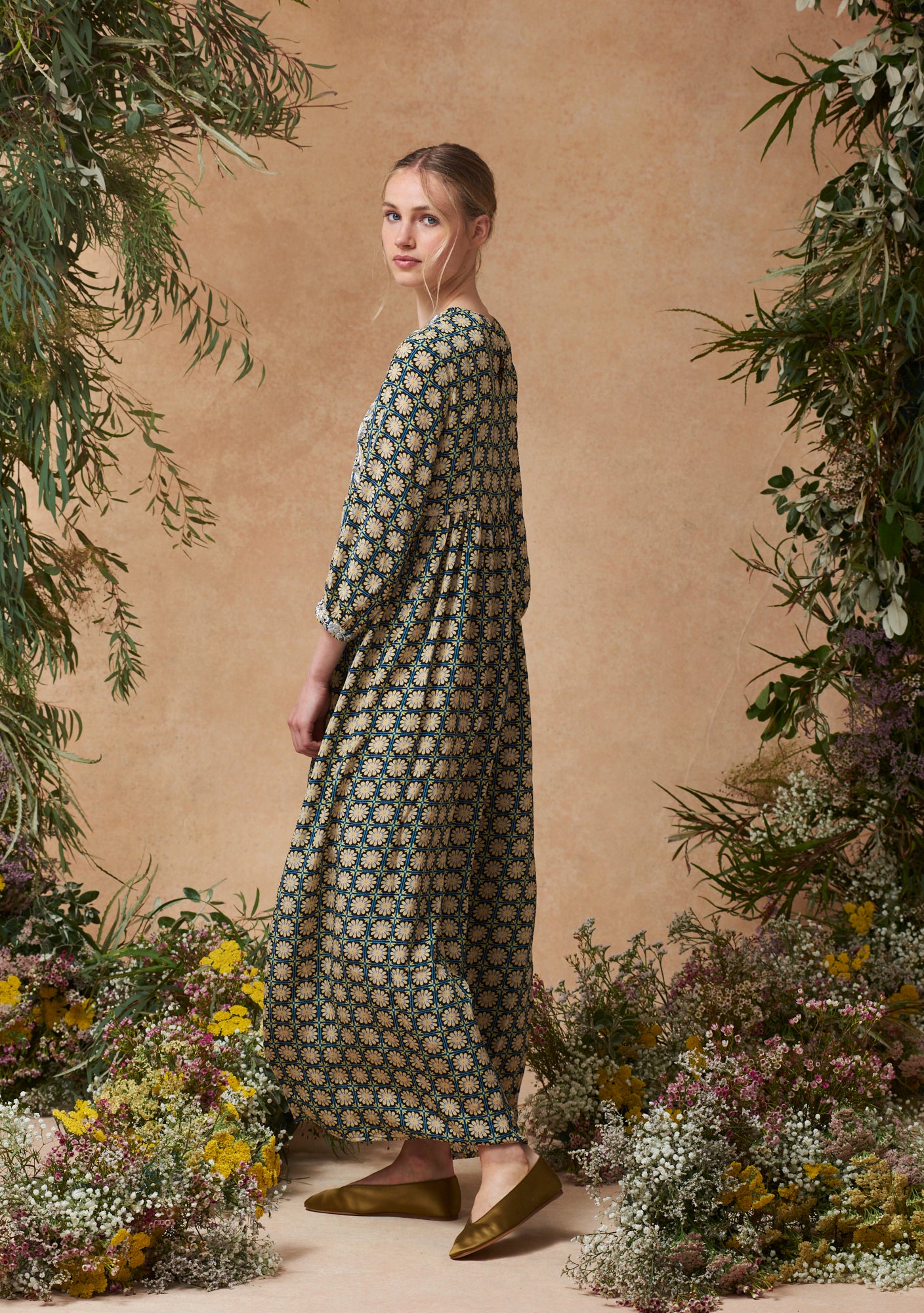 Touba Dress Starflower Tile