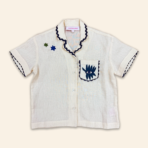 Kids Rea Shirt and Rika Shorts Cream