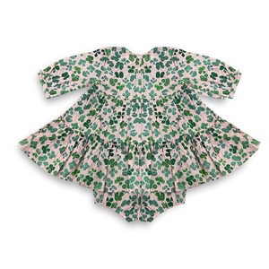 Kids Fran Dress Four-Leaf Clover