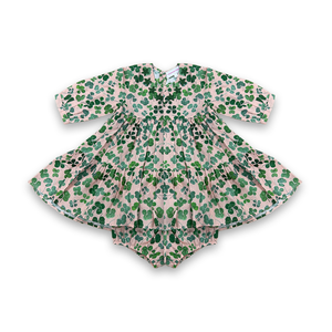 Kids Fran Dress Four-Leaf Clover