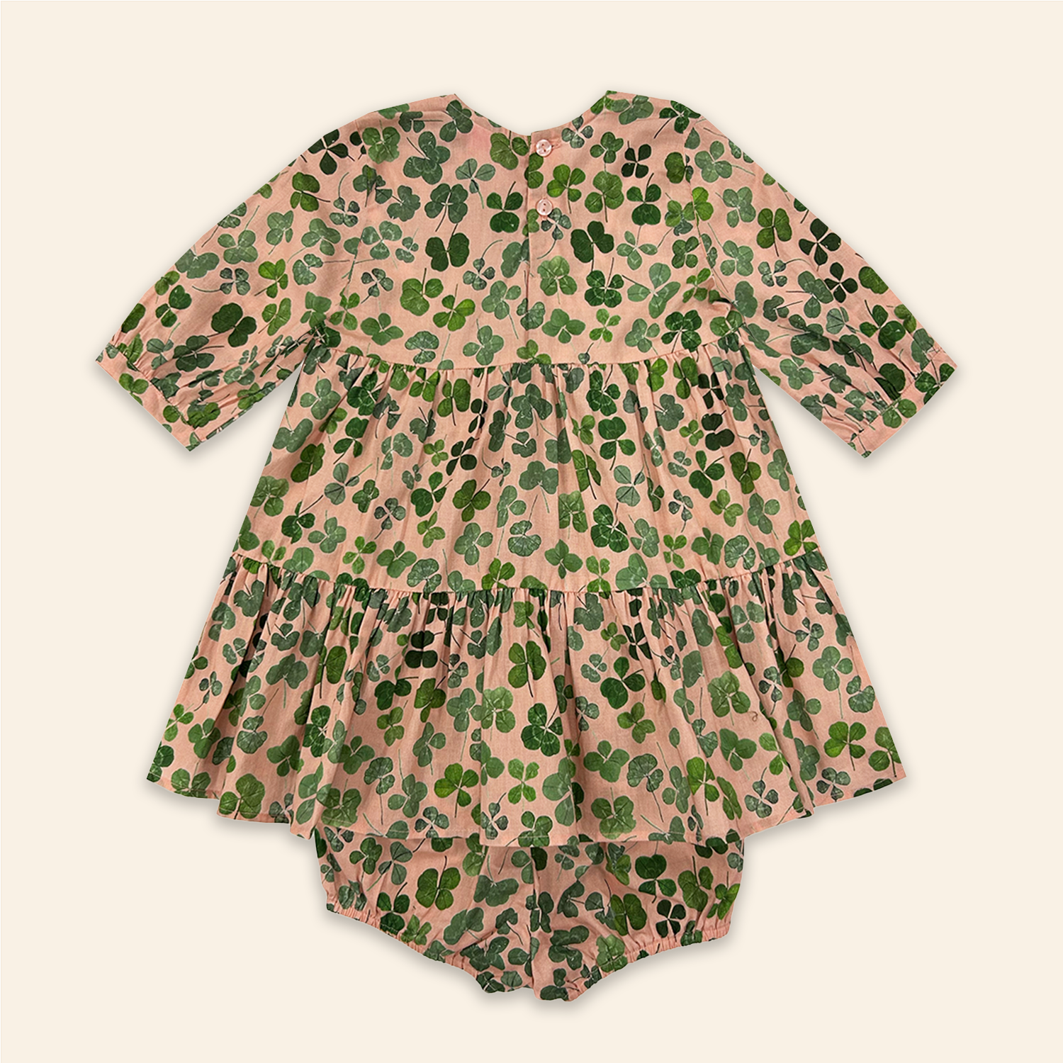 Kids Fran Dress Four-Leaf Clover