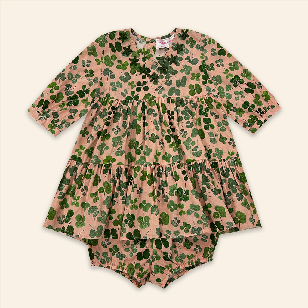 Kids Fran Dress Four-Leaf Clover