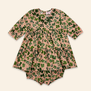 Kids Fran Dress Four-Leaf Clover