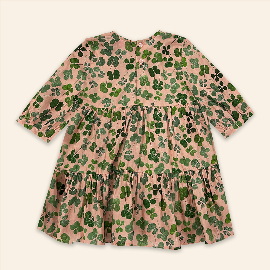 Kids Fran Dress Four-Leaf Clover