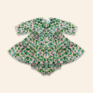 Kids Fran Dress Four-Leaf Clover
